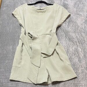 Sage green romper